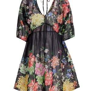 Johnny Was
Metalli Notte Printed Mini Dress